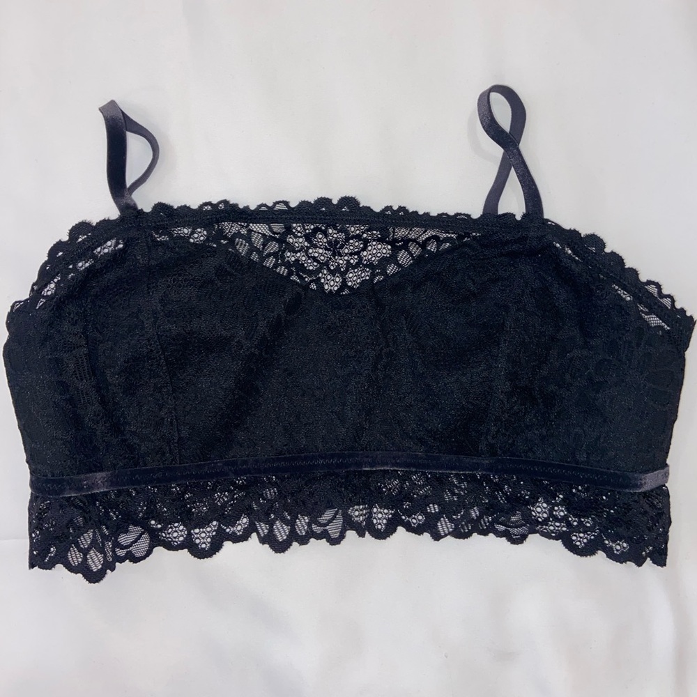 Aerie Black Bandeau Bralette 🖤